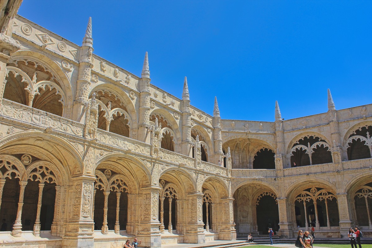 Jerónimos Monastery was built with wealth from Portugal’s maritime trade.